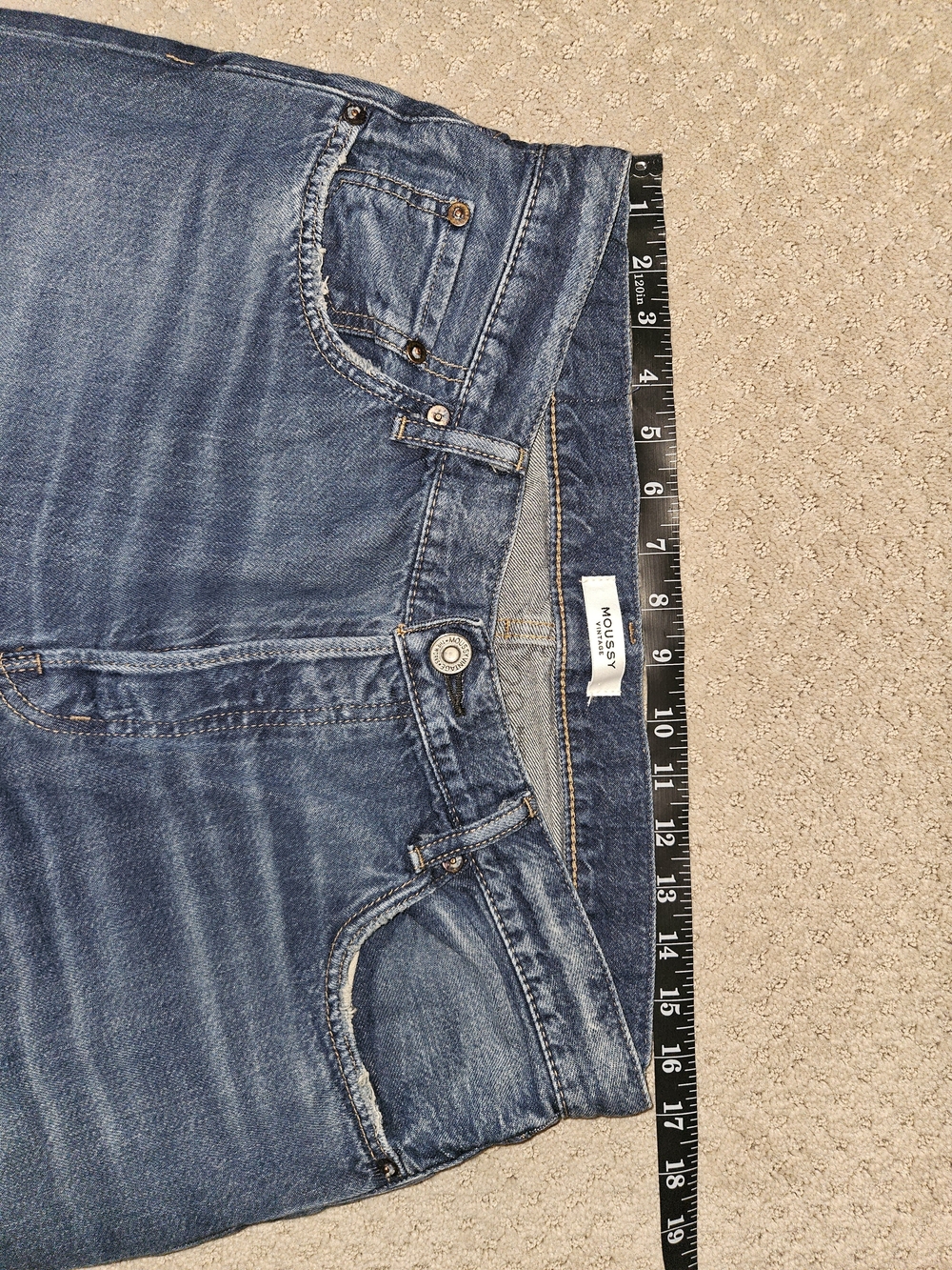 Moussy Vintage Wide Leg Jean - Picture 9 of 10